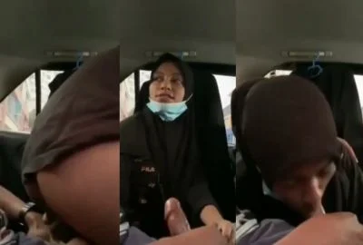 Latest viral hindi bf film Hijabi muslim girl sucking dick in car and fucking with driver