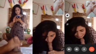 Mydesi2 Pakistani sex mms muslim sister suck brother dick on live video call with brother nude girlfriend